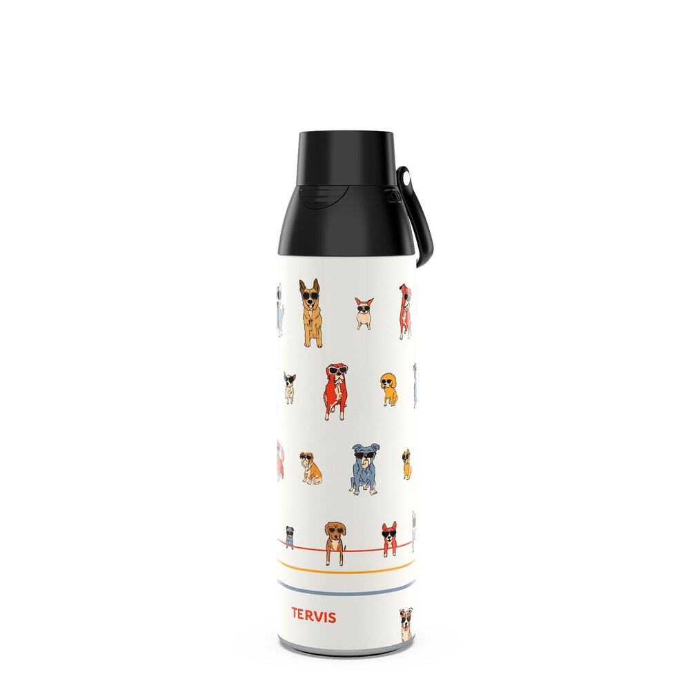Tervis Venture Water Bottle Dog Paws and Shades Triple Insulated Tumbler 26oz